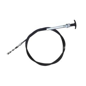 Black Cable Color Easy Release And Locking Push Pull Cable With Twist Locking T Handle
