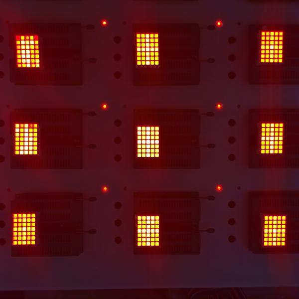Quality Square 3.39mm Dot 35mcd 1.1in 20mA Led Matrix Display Board for sale