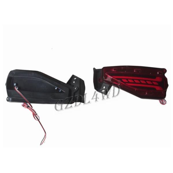 4x4 Dark Red Rear Bumper Fog Lamp / Brake Light On Car For Fortuner 2016