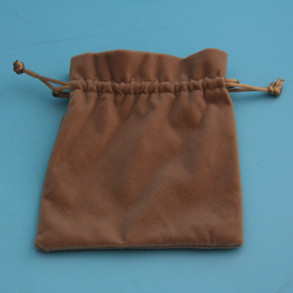 Fair Lovely Advertising Black Velvet Drawstring Bag For Sunglasses / Cell Phone