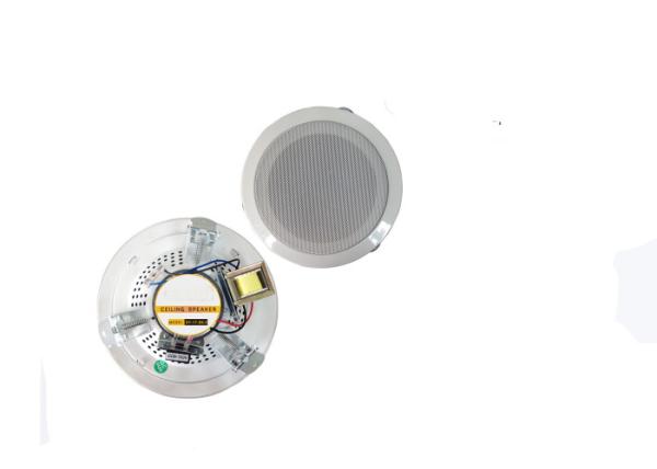 Quality 5 Inch 100V ABS Wireless Ceiling Speakers , Mini Ceiling Speaker Φ150mm Mounting Dia for sale