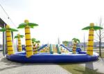 Jungle Floating Giant Inflatable Water Playground , Fun Water Park Inflatable
