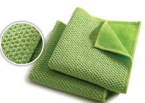 China Green Scrub Daddy Microfiber Towels Glass Cleaning Cloth For Heavy Duty Places wholesale