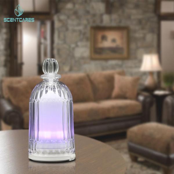 Home Office Freshener Ultrasonic Cool Mist Oil Essential GLASS Aroma Diffuser