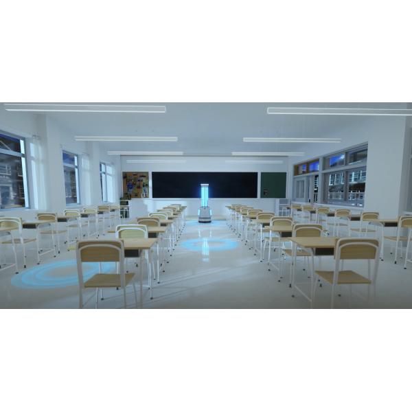 Hospital Autonomous Uvc Mobile Robot Automatic Uv Disinfection Robot Project