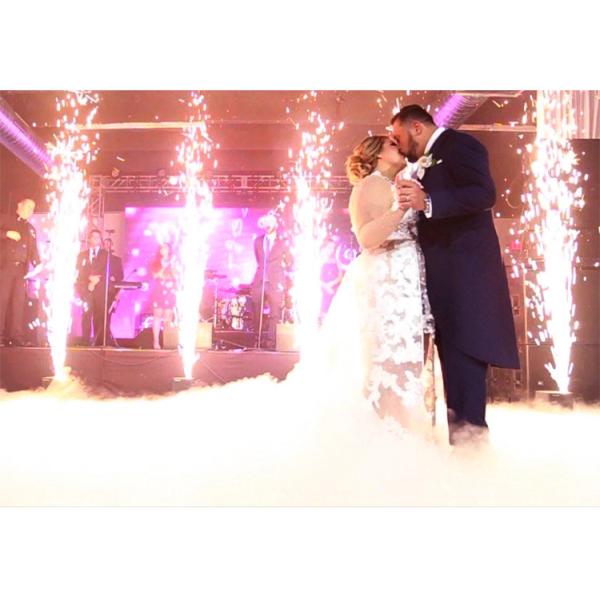 5-11.8ft Sparkler Machine Wedding Electronic Indoor Sparkler Fountain Rental