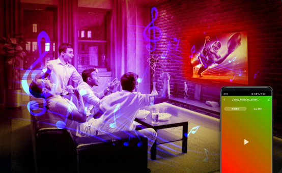 Multicolor Gradient Light Strip Atmosphere Ambient 3528 Rgb Led Strip rgb light strip