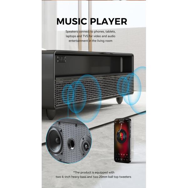 Coffee Table with Frozen Storage Drawers and Wireless Charging PRIMST Smart Furniture