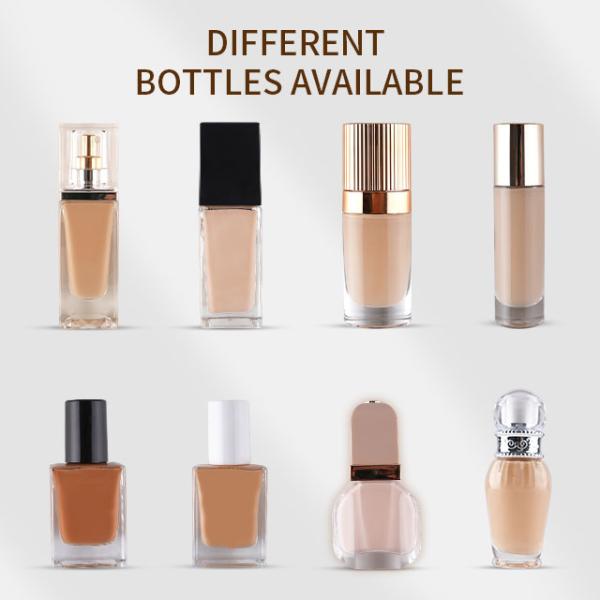 Full Coverage Makeup OEM Foundation Vegan Long Lasting Organic Liquid Foundation