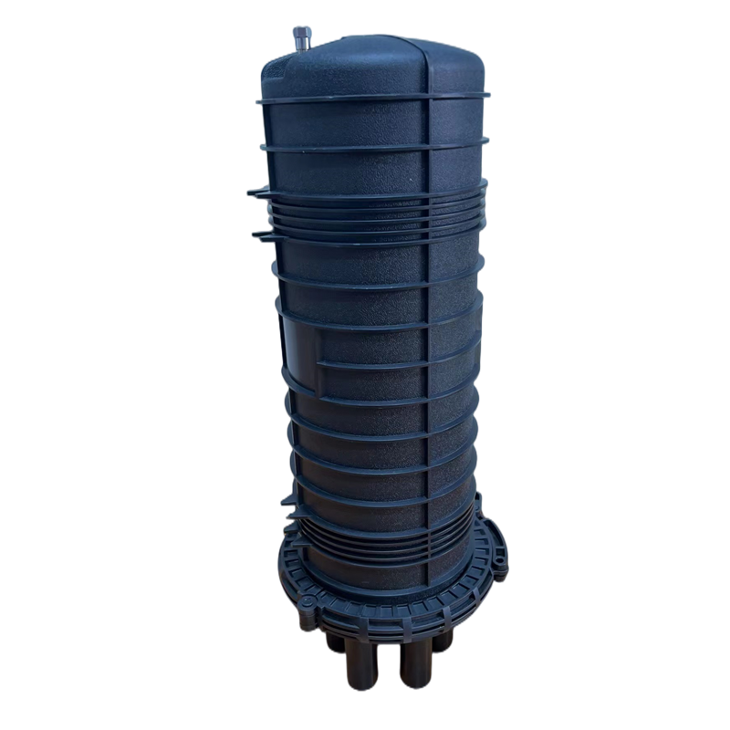 FTTH 96 Core 1IN-6OUT Heatshrinkable Fiber Optic Splice Closure with 24 Fibers per Tray