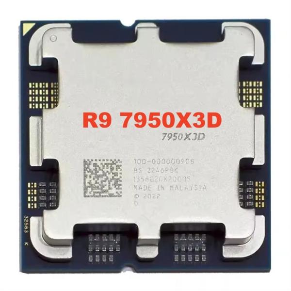 Customized R9 7950X3D CPU 4.2 GHz 16-Core 32-Thread CPU Processor 5NM L3=128M Socket AM5 New Sealed Without fan