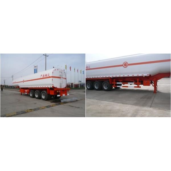 Customized Petrol Tank Semi Trailer , Gas Tank Trailer ISO Standard