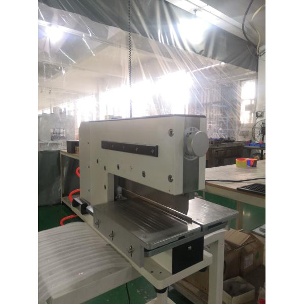 PCBA Depanel PCB Depaneling Pneumatic Alminum Two Linear Blade Stress-Free PCB Depaneling Machine PLC Conctrol