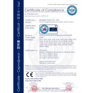 Xiamen LTMG Co., LTD Certifications