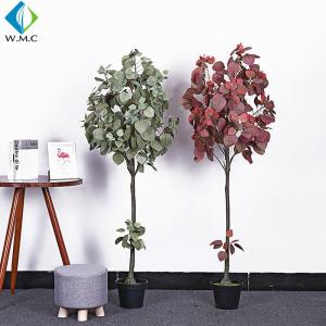 China Minimalist Style Artificial Bonsai Tree , Artificial Apple Tree For Living Room wholesale