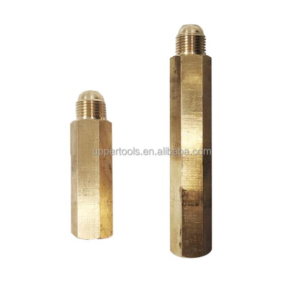 LPG Hose Brass Thread Extension Rod Connector Pipe Fitting 1/8" 1/4" 3/8" Female Head
