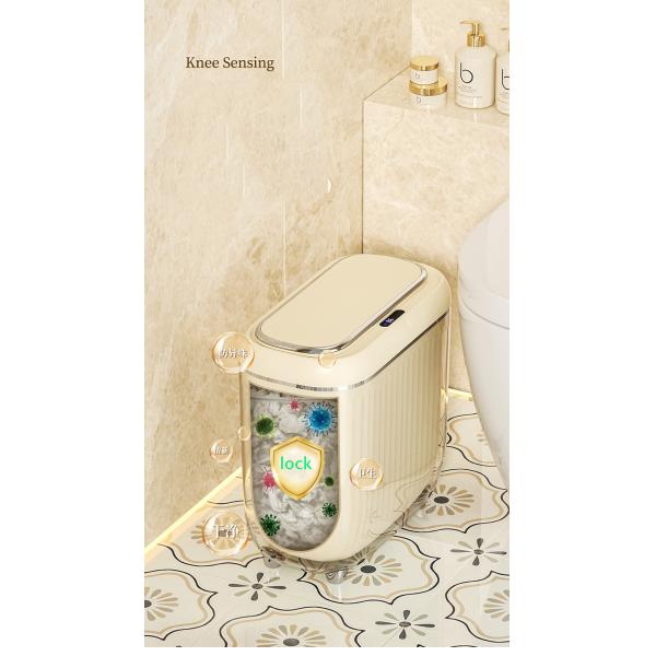 Multi-scene Sewn Inside and Outside Double Bucket Design Intelligent Induction Smart Garbage Can