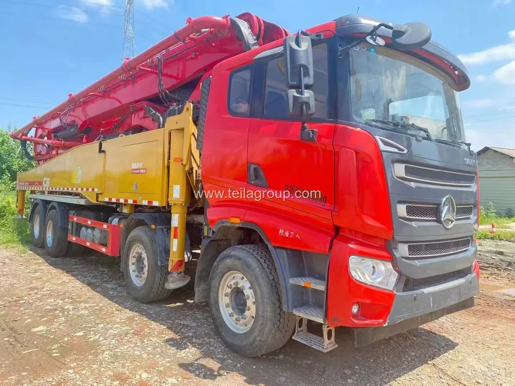 Used 2020 Sany 56m Concrete Pump Truck Boom Pump Concrete Machine