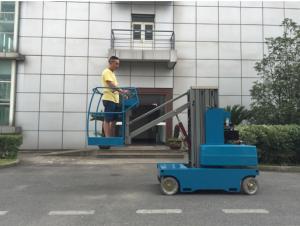 China Z4106 In Door & Out Door Use Self Propelled Single Person Man Lift , Boom Lift on sale