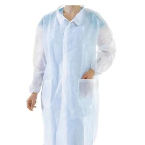 China Microporous Polypropylene Lab Coat wholesale
