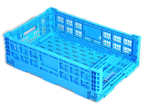20kg Loading Vegetable Fruit Collapsible Plastic Crates