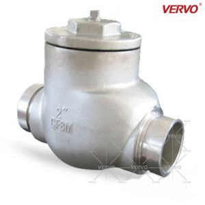 China 50mm Cf8m Casting Steel Swing Check Valve Dn50 Pn50 Asme 16.34 Sw Casting Steel Check Valve 2 Inch Swing Check Valve on sale