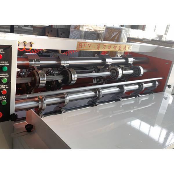 Slitting , Creasing Line Carton Making Machine Creasing Line Without Crack