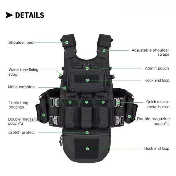 Custom Tactical Vest Hunting Gear Plate Carrier Green Fully Protection Tactical Vest Outdoor Training