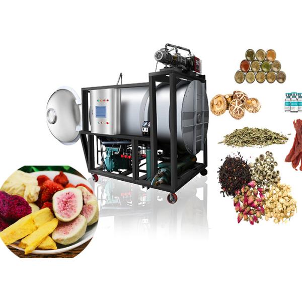 China Vacuum Lyophilzer Freeze Dryer -45C-80C Cold Trap 100kg/Batch wholesale