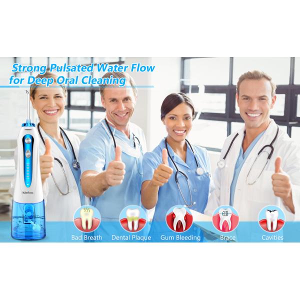 Rechargeable Cordless Water Flosser Hf 9 With 2500mAh Battery
