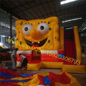 China Spongebob squarepants bouncer slide for kids wholesale