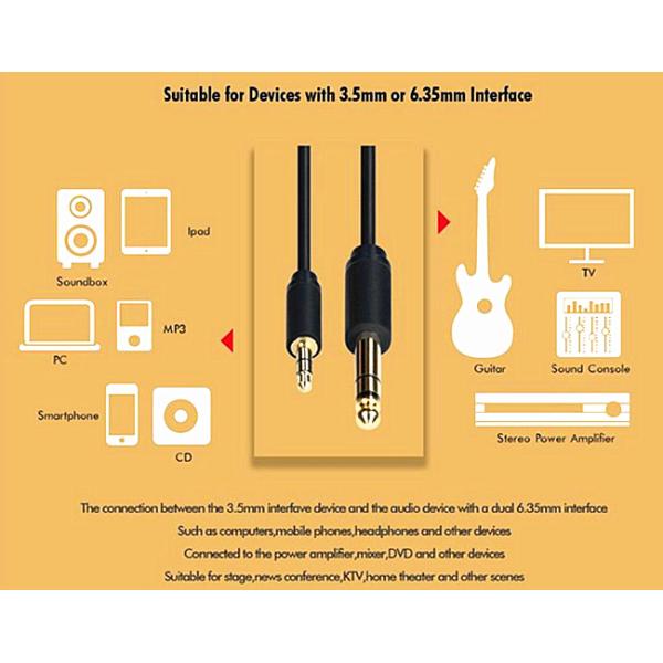 TRS Stereo Interconnect Audio Visual Cables OD 3.5 Mm Flexible Matt PVC Jacket