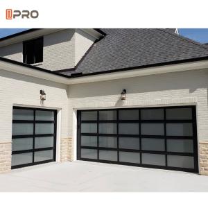 Custom Security Aluminum Garage Door Glass Garage Door Panel Automatic Roller Shutter