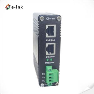 China 80~320VDC Power Input Industrial Gigabit PoE+ Injector wholesale