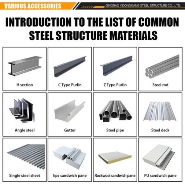 Prefabricated Steel Structure Warehouse Shed Construction Box Steel Column Building