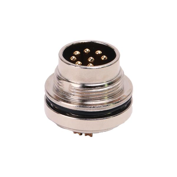 5A 6A 7A M16 Circular Connector Male Front Panel Mount Connector