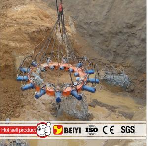 China HOT sale BEIYI new type hydraulic concrete pile cutter pile cropper for sales for excavator or crane wholesale