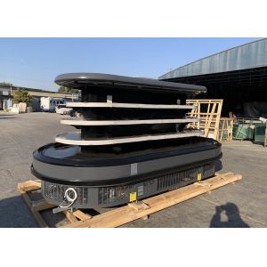 China Self Contained Refrigerated Display Cooler Semi Vertical Island Design wholesale