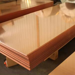 China C10100 C10200 C10300 T1 T2 Red Pure 4x8 99.9% Copper Sheet For Construction wholesale