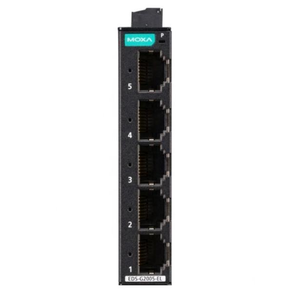 EDS-G2005-EL Series 5-port Entry-level Unmanaged Full Gigabit Ethernet Switches with Metal Housing Immediate Dispatch