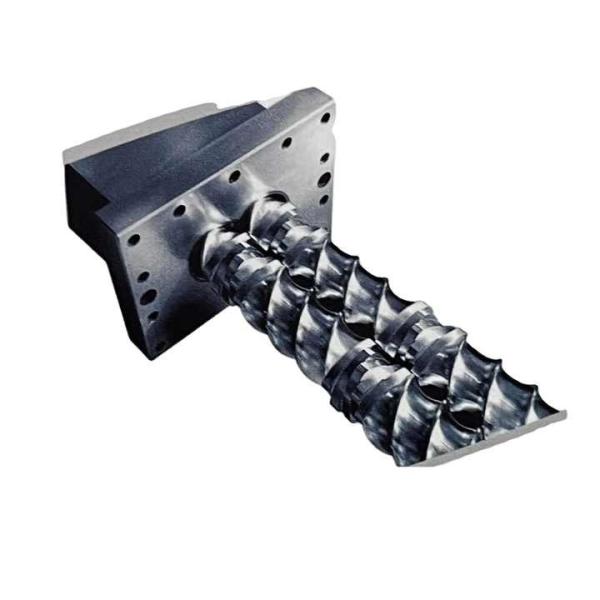 Double Screw Elements And Segmented Screw And Barrel For Extruder Abrasive Wear Resistance