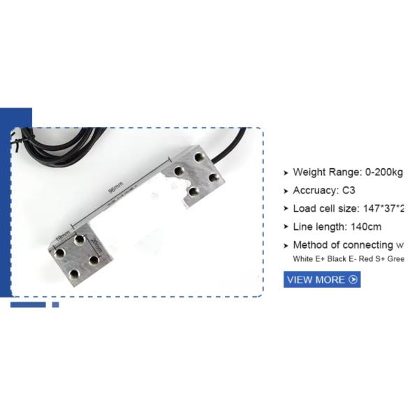 High Precision Moisture Proof Load Cell For Digital Weighing Scales 180kg 200kg 300kg 400kg 600kg 800kg Made Of Aluminum