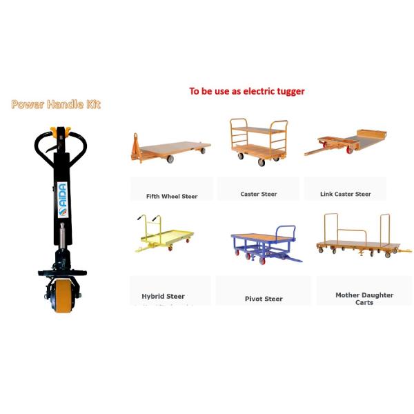 Motorized Handle Of Pallet Truck With Built-in Lithium Battery