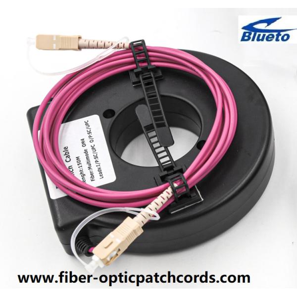 1KM OM4 SC-SC Multi Mode OTDR Launch Cable Mini Box Optical Fiber Dummy MM