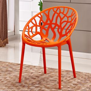 China Hollow Officeworks Plastic Chairs With Excellent Load - Bearing Capacity wholesale