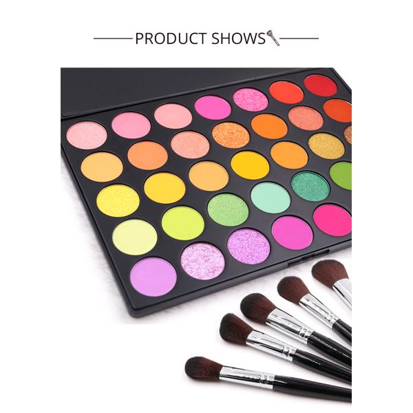 Custom your own private label eyeshadow palette 35 color cosmetics makeup eyeshadow palette