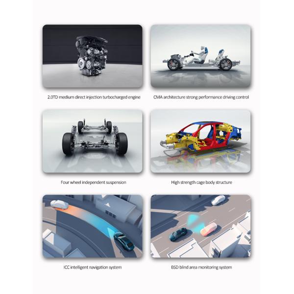 GEELY Xingrui DCT 2.0T Gas Powered Car Sedan Motor Vehicle