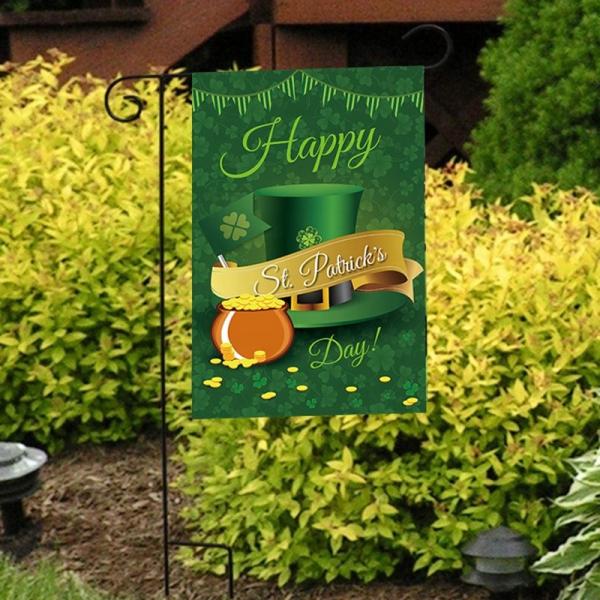 Double Sided OEM Custom Garden Flags Sublimation Printing Front Yard Banners