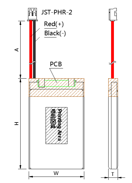 China Factory Price 3.7V 1200mAh Rechargeable Lipo Battery 103040 for Consumer Electronics