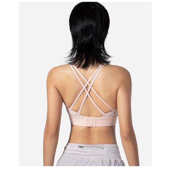 86 Nylon 14 Spandex Custom Gym Sexy Yoga Bra Tank Top Padded Workout Crop Top